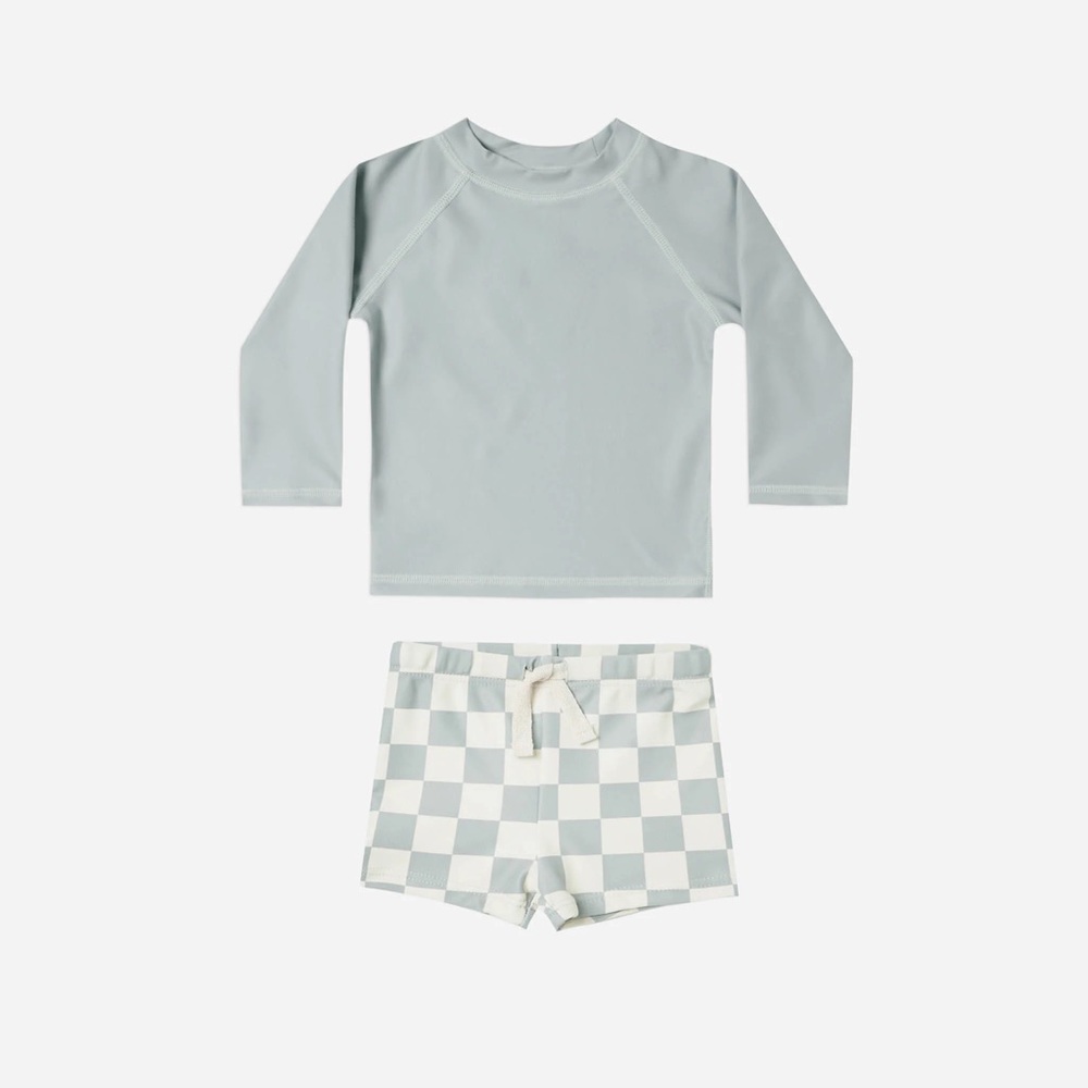 NWT RYLEE & CRU RASHGUARD SET size 3-6M